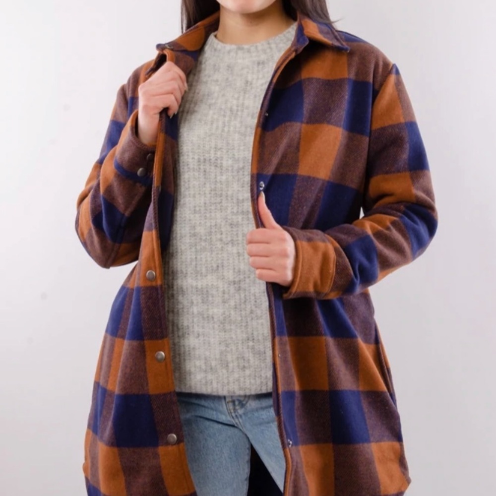 Spice Orange and Blue RDI Shacket